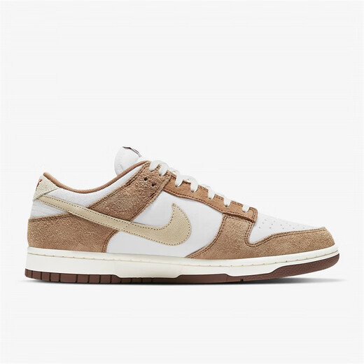 Nike (Nike) Dunk Low Retro Prm Herren weiß braun niedriger Top Leichtes Sportschuhe DD1390-100 41