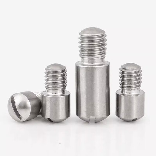 Icenn 304 stainless steel single-width cylindrical pin grooved positioning pin pin GB831 headless step screw 4*6*M3*4[4 pieces]