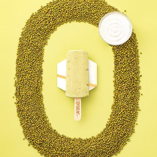 Medengao sucrose-free milk and mung bean ice cream sticks 72g*6 sticks 0 sucrose ice cream ice cream popsicle cold drink