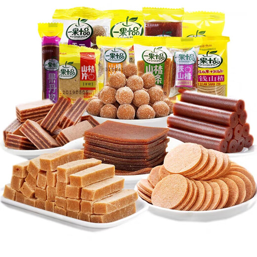 Hanning Yiguo Shipinguo Danpi Taste Hawthorn Sliced Hamburger Snack 5Jin Jin is equal to 0.5kg Hawthorn Soup 5Jin Jin is equal to 0.5kg