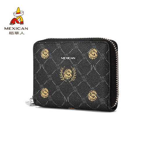 Vogelscheuche Kartenbeutel, Herren-ID-Tasche, Multifunktions-Visitenkartenclip für Frauen, Ticketclip, Bankkartenabdeckung, Multi-Karten-Position, große Kapazität, kleine Münzbrieftasche, dunkelgrau