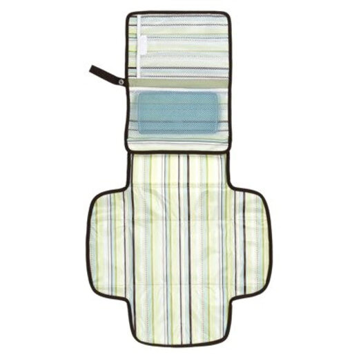 Munchkin Portable Diaper Changing Set Gray Folding Mat Baby Changing Diapers Out