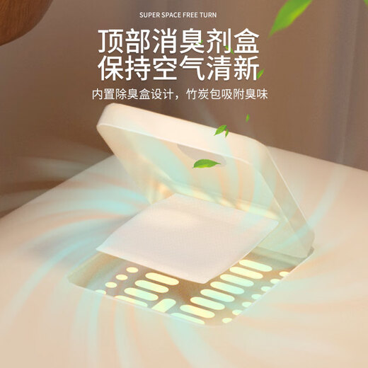 HELLOJOY cat litter box fully enclosed cat toilet anti-splash cat litter box cat sand box cat litter box gray white