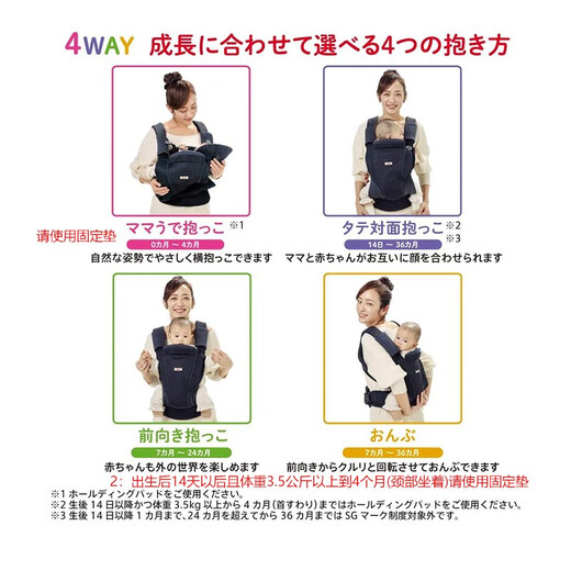 Abrica [Japan Direct Mail] Abrica Baby Strap, artefacto de mantenimiento de bebés, correa para bebés koala transpirable multifuncional, correa para bebés 2123836 (NV) [4 formas de ajustar/rodar 15 kg]
