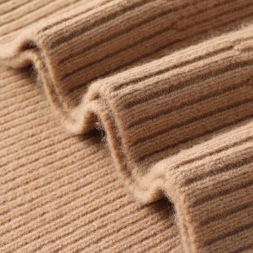 Hengyuanxiang 100% pure wool sweater men's turtleneck sweater winter thickened warm knitted bottoming shirt for men black gray L 175/50/110