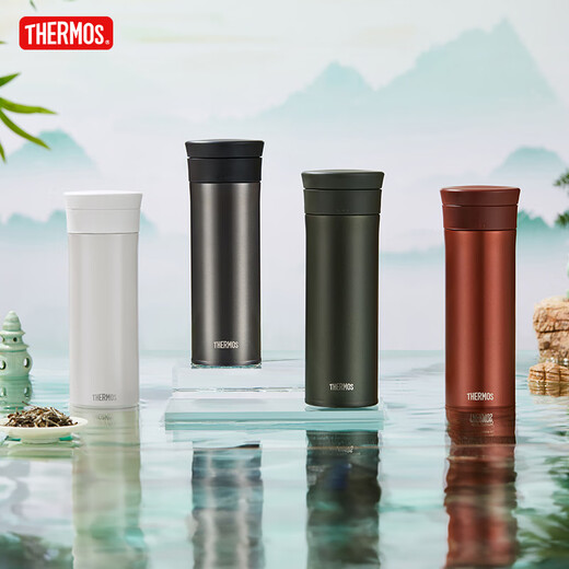 膳魔师（THERMOS）不锈钢保温杯大容量泡茶杯水杯办公商务杯子团购定制毕业礼物TCMV 松竹 550ml