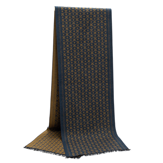 Da Vinci Passwort Herrenseide Jacquard Velvet Schal im Winter Vielseitige Maulbeer -Seidenschalge. Verdickte Warmschal für Freund 1##