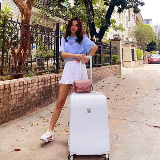 
The popular foreign trade trolley case exported to Japan's suitcase direct sales, super large capacity, students can sit on password boxes, high appearance, dark night sky - [829 models] 20-inch - [boarding size + boarding]