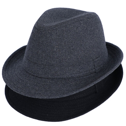 Old man's hat men's winter thickened and warm old man's hat old man's grandfather Shanghai beach old man's hat men's dad black medium 58 cm hat circumference
