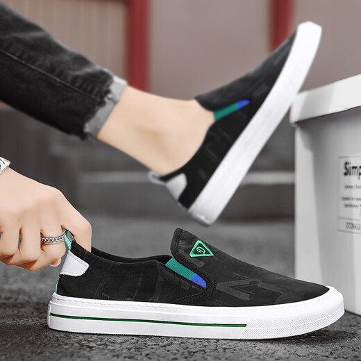 Dkcci Canvas Men's Shoes 2025 Новая летняя дышащая однофуточная педали