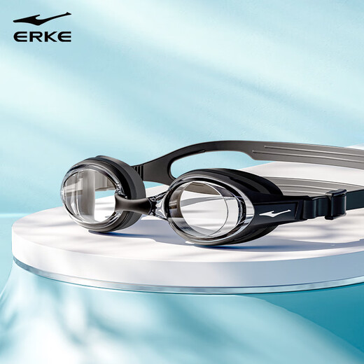 Hongxing Erke swimming goggles waterproof and anti-fog men and women high-definition myopia swimming goggles swimming diving professional sports black 500 degrees
