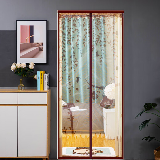 Duomeiyi anti-mosquito door curtain, self-season screen window, anti-mosquito and fly household partition, removable self-priming monkey model with thumbtack 90*210