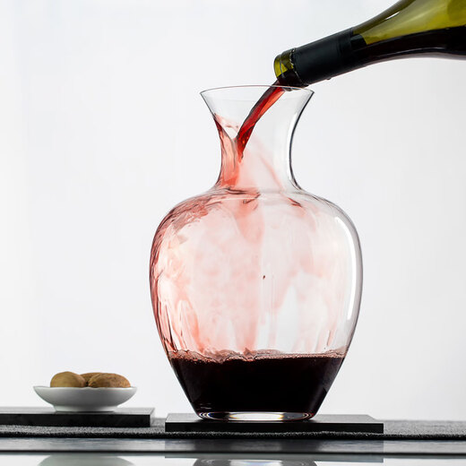 Liduo RIEDELT Austrian imported MERLO Merlot prism light win crystal glass decanter wine pot household Performance prism decanter 1040ml