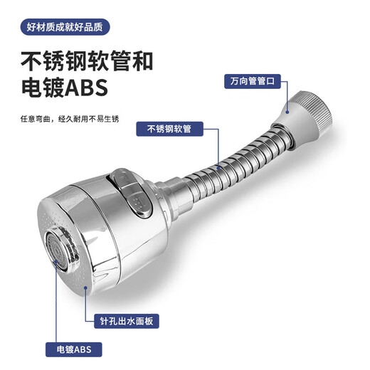 Badger faucet extender anti-splash faucet anti-splash head kitchen universal rotating filter extender