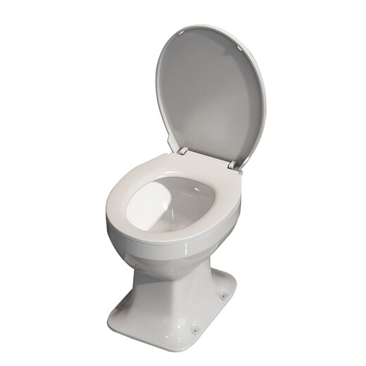 Ceramic rural dry toilet dry toilet toilet for the elderly flush-free straight-through pit squat toilet modified toilet small square mouth bare ceramic (no cover, no accessories other/other