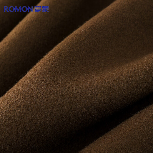 Lomon wool double-sided woolen coat men's autumn and winter mid-length suit collar woolen windbreaker jacket men's clothing