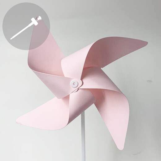Small windmill decorative windmill diy handmade material package kindergarten creative production painting small windmill children's assembly origami toys white hollow rod 20 pieces