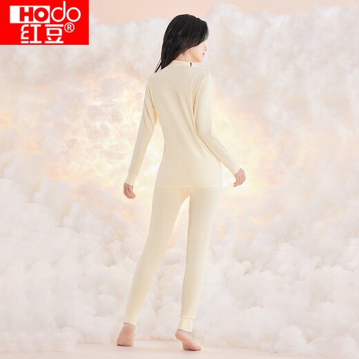 Hongdou sous-vêtements pour femmes Vêtements et pantalon pour femmes coton pur coton à mi-haut Pull coton mince costume chaud automne nouveau 165 / m