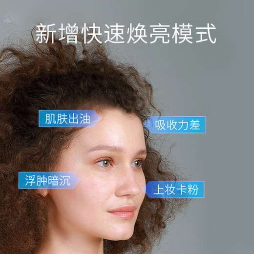 FOREO Luna mini 3 cleansing instrument, balanced oil facial cleansing instrument, electric pore cleansing instrument, purple