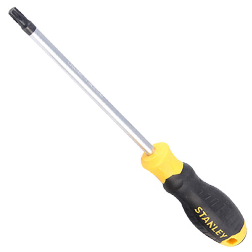 Stanley (STANLEY) screwdriver plum screwdriver star screwdriver rice character driver household auto repair water and electricity repair with strong magnetic single T6x75mm 60-838-23