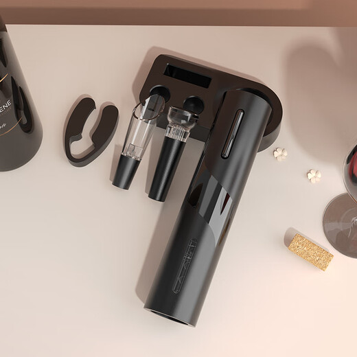 CLITON electric wine bottle opener rechargeable home fully automatic wine opener bottle opener wine pourer 5-in-1 set