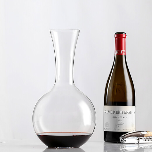 Liduo RIEDELT Austrian imported MERLO Merlot prism light win crystal glass decanter wine pot household Performance prism decanter 1040ml