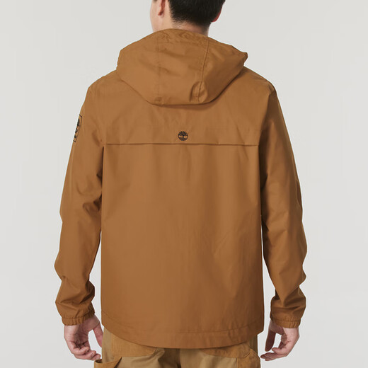 Timberland添柏岚外套男冲锋上衣秋冬户外登山服耐磨防水防风连帽夹克A695W A695WEH2/深小麦色 S