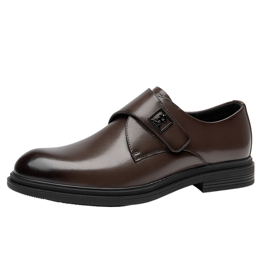 MONTAGUT leather shoes for men, autumn and winter new style, light luxury business men's shoes, British style casual shoes, versatile and comfortable shoes for men