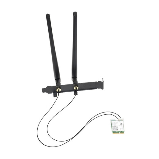 Gxlinkstar IntelAX201 WIFI6 Gigabit dual-band gaming notebook desktop wireless network card module CNVi protocol Bluetooth 5.2 super 9560AC 9462AC network card Desktop computer use E-Buy, please consult first 9560AC + external antenna set