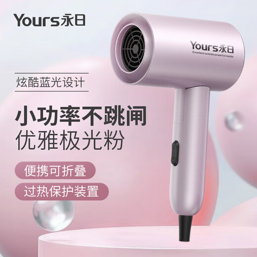 Yongri Portable Sèche-cheveux à haute puissance pour séchoir de cheveux de dortoir à la maison Haule Température constante Sécheur de cheveux Yongri 6629 1800W