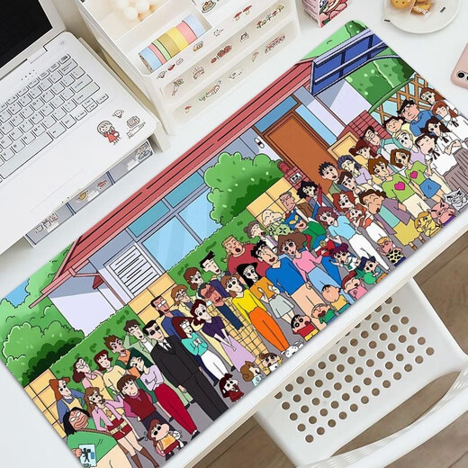 
Long mouse pad Crayon Shin-shirt super large computer desk pad high-value keyboard pads dirt-resistant and washable students ZZ-2694/Shin Shin-shirt 100cm*50cm Thick 3mm