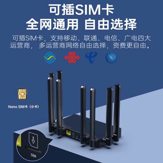 PLERY R607 carte enfichable 4g ​​sans fil mobile WiFi6 routeur métallique de qualité industrielle CPE sans fil portable wifi bureau à domicile routeur amovible carte SIM enfichable version de carte enfichable de qualité industrielle double réseau télécom/Unicom