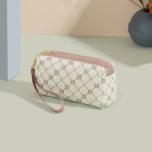 Golf (Golf) Clutch Bag Damenbeutel große Kapazität Doppelschicht Handgrabbeutel Langer Münzbrieftasche Mobiltelefon Tasche