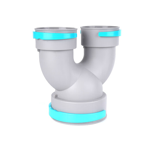 Fresh air top air supply PE fresh air pipe connector U-shaped tee reducer connector elbow tee reducer 200-160 (with air valve)