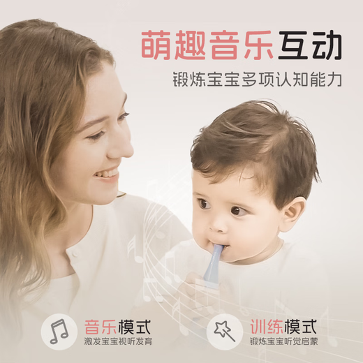 Homeplove Children's Electric Toothbrush 0-3-6 Years Old British Design Gold Award Voice Reminder Sonic Soft Bristles Fully Automatic Musical Toothbrush Infant Enlightenment Electric Toothbrush Blue 1-3 Years Old* Get 4 Brush Heads + Wall Mount