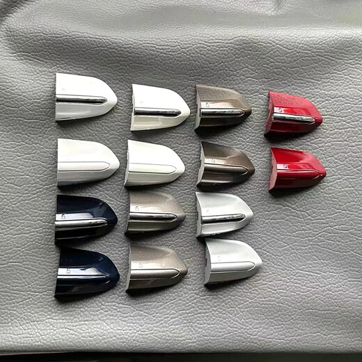 Yusenyi Ford Edge New Mondeo Taurus exterior door handle trim cover left front door handle cover lock cover keyhole cover front left handle cover tanzanite blue