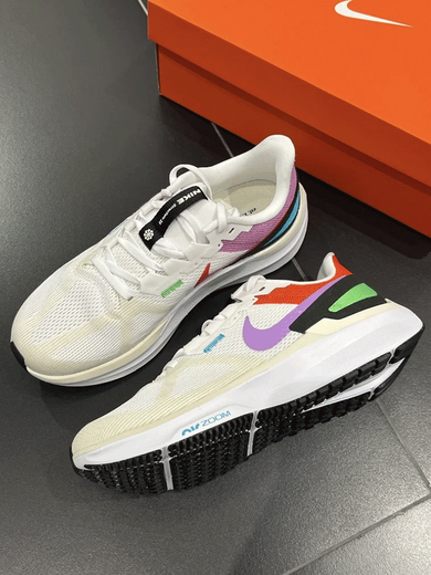 耐克（NIKE）新款男跑步鞋 Structure 25 气垫耐磨休闲运动DJ7883-001 白紫 FV4867-100 39