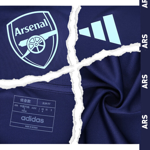 adidasADIDAS阿迪达斯阿森纳足球运动无袖训练球衣成人男IT2199 夜空紫IT2199 XL （170-185斤）