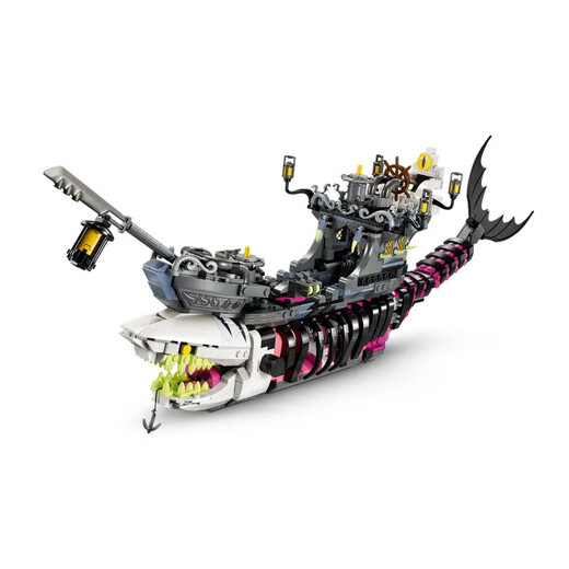 乐高（LEGO）DREAMZ 梦魇鲨鱼船 拼搭积木玩具套装 两种拼搭方式 1389件 71469