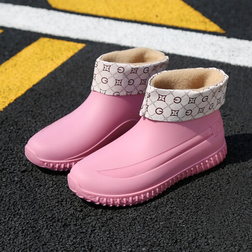 Shurong Neue modische Regenstiefel für Frauen kurze Röhrenregen Außen Außen tragen
