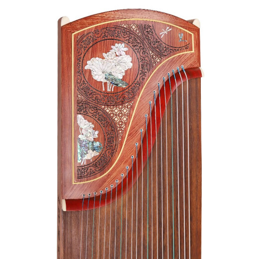 
Dunhuang brand guzheng 694kk professional performance grading examination Teshi Guyi Sumu Shanghai National Musical Instruments Factory 6694LL hibiscus in the pool (full set of gift packs)
