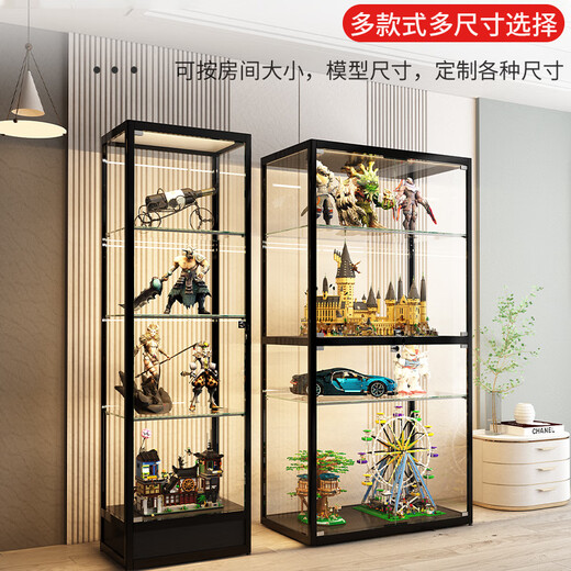 Lego figure display cabinet household glass cabinet animation model building block storage cabinet transparent dust-proof display rack customization whole house customization multi-style multi-color multi-size