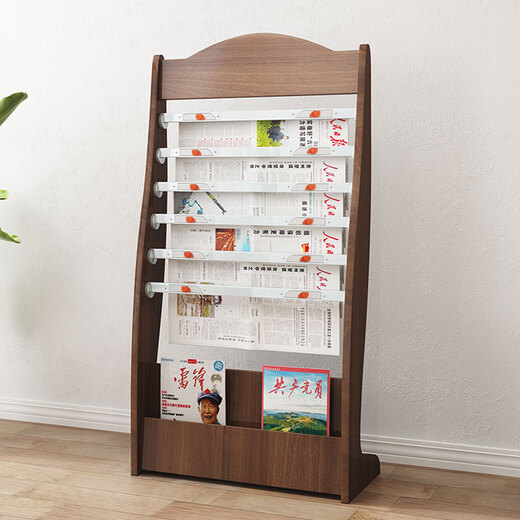 Japan und die US -amerikanischen Zeitungsständer Zeitung Stand Store Shelf Books und Zeitungsständer Floor Information Stand Hölzzeit Zeitung Zeitschrift Stand Storspaper Zeitung Clip 683# Ahornfarbe Höhe 127 Breite 61