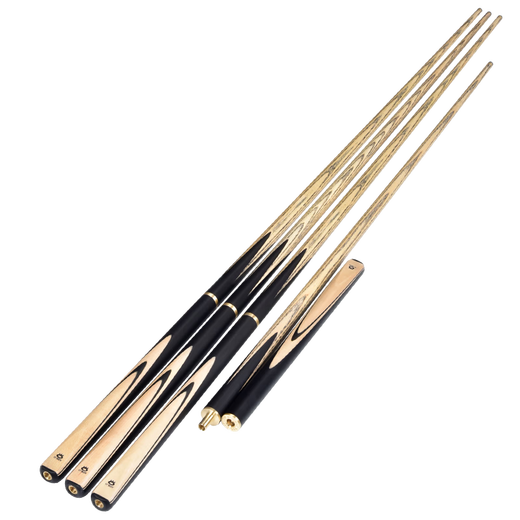 Mysterious ice blade billiard cue small head through-bar British snooker cue middle eight special middle head table cue novice advanced split 10mm + strap barrel