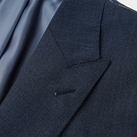 Announcement Bird [Same Model for Zhang Ruoyun] Suit Men's Jacket (Single Top) Business Wool Official Suit Men's Clothing Turtle Green Clean Color (Two-button flat collar) 52 A (185/104)