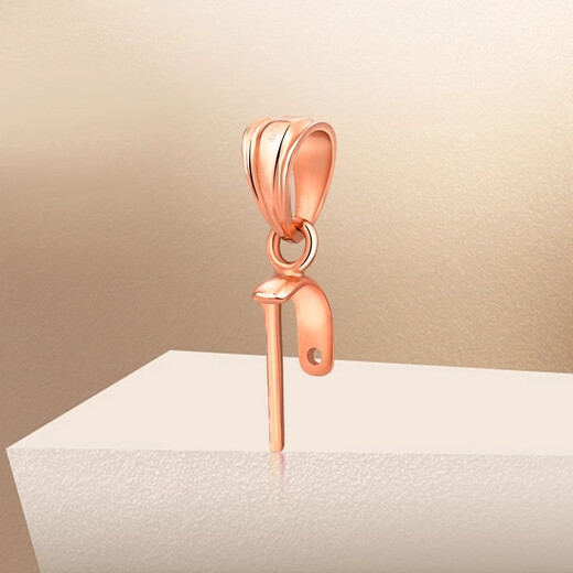 18K gold jade pendant buckle accessories Buddha buckle pendant buckle thickened melon seed buckle gold buckle oblique hole buckle 18K gold