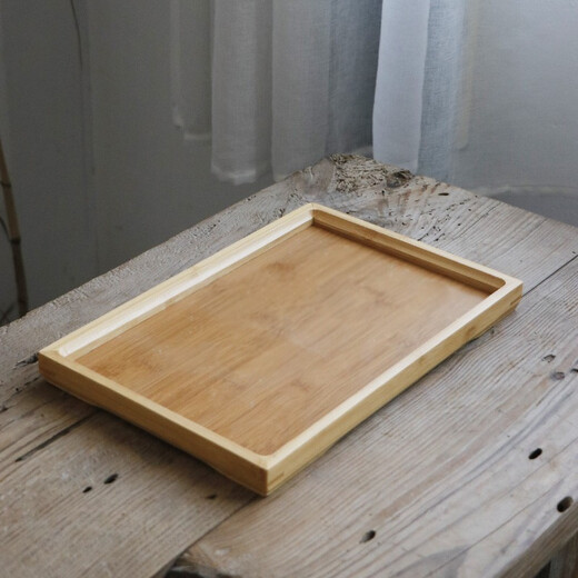 Gushengji pure white simple tea set household Jingdezhen high white ceramic underglaze color teapot tea cup large handle pot pure white simple (1 pot 6 cups + bamboo tray)