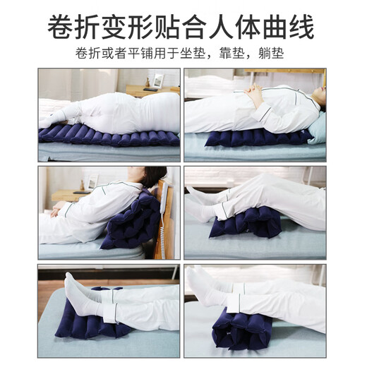 Lehui Care Matratze aufblasbare Matratze tragbare Anti-Betsore-Betten im Freien ältere Seitungsstangenmatten Matratze Geeignet atmungsable Depressur Deep Blue Anzug 700x1000mm [690 x 700 mm nach intellierbar]