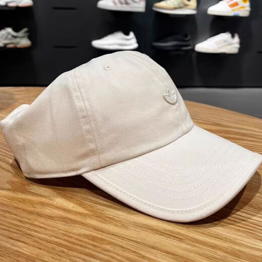 阿迪达斯 （adidas）三叶草休闲帽男帽女帽2025夏季新款户外遮阳帽运动鸭舌帽棒球帽 IL4884 OSFW
