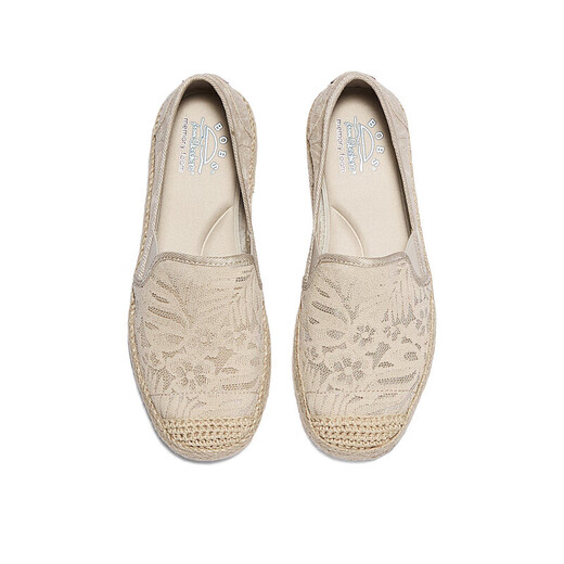 Skechers Damenschuhe Herbst Fischerschuhe Single Schuhe neue chinesische Spitze flache Schuhe flacher Mund Ein-Fuß-Pendelschuhe 113025